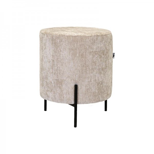 ΣΤΡΟΓΓΥΛΟ ΣΚΑΜΠΟ Fylliana New Lux ΜΠΕΖ ΧΡΩΜΑ 33x33x38εκ