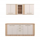 ΣΥΝΘΕΣΗ ΚΟΥΖΙΝΑΣ BELFORT 200 ARTISAN OAK/CASHMERE 200x51x200εκ
