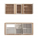 ΣΥΝΘΕΣΗ ΚΟΥΖΙΝΑΣ BELFORT 200 ARTISAN OAK/CASHMERE 200x51x200εκ