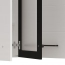 ΣΥΝΘΕΣΗ ΚΟΥΖΙΝΑΣ RAJNA 200 ΛΕΥΚΟ/ΜΑΥΡΟ ΜΑΤ 200x51x200εκ
