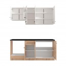 ΣΥΝΘΕΣΗ ΚΟΥΖΙΝΑΣ SAVONA 180 ARTISAN OAK/ΛΕΥΚΟ 180x57x200εκ