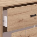 ΣΥΡΤΑΡΙΕΡΑ ALERIA 80 3F ARTISAN OAK ΧΡΩΜΑ 77x40x90εκ