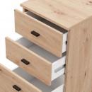 ΣΥΡΤΑΡΙΕΡΑ ALMOND 38 3F ARTISAN OAK ΧΡΩΜΑ 39x35x78εκ