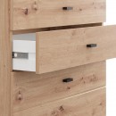 ΣΥΡΤΑΡΙΕΡΑ ALMOND 77 3F ARTISAN OAK ΧΡΩΜΑ 77x35x78εκ
