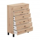 ΣΥΡΤΑΡΙΕΡΑ ALMOND 77 6F ARTISAN OAK ΧΡΩΜΑ 77x35x78εκ