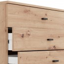 ΣΥΡΤΑΡΙΕΡΑ ALMOND 77 6F ARTISAN OAK ΧΡΩΜΑ 77x35x78εκ
