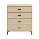 ΣΥΡΤΑΡΙΕΡΑ ARBELA 80 4F LIGHT PORT OAK ΧΡΩΜΑ 80x40x90εκ