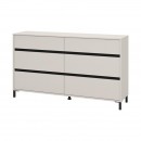 ΣΥΡΤΑΡΙΕΡΑ MARRON 157 6F CASHMERE/ΜΑΥΡΟ ΜΑΤΤ ΧΡΩΜΑ 157x40x90εκ