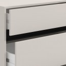 ΣΥΡΤΑΡΙΕΡΑ MARRON 157 6F CASHMERE/ΜΑΥΡΟ ΜΑΤΤ ΧΡΩΜΑ 157x40x90εκ