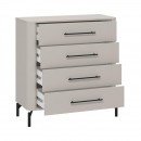 ΣΥΡΤΑΡΙΕΡΑ SERDICA 90 4F CASHMERE ΧΡΩΜΑ 90x40x94εκ