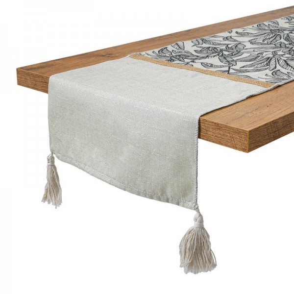 ΤΡΑΒΕΡΣΑ Fylliana Opulent ΛΕΥΚΟ-ΜΑΥΡΟ ΧΡΩΜΑ 33x150εκ