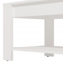 ΤΡΑΠΕΖΑΚΙ ΣΑΛΟΝΙΟΥ CLENT ΛΕΥΚΟ ΧΡΩΜΑ 90x50x45εκ