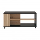 ΤΡΑΠΕΖΑΚΙ ΣΑΛΟΝΙΟΥ CORREZE ΜΑΥΡΟ OAK-ARTISAN OAK 101x55x47εκ