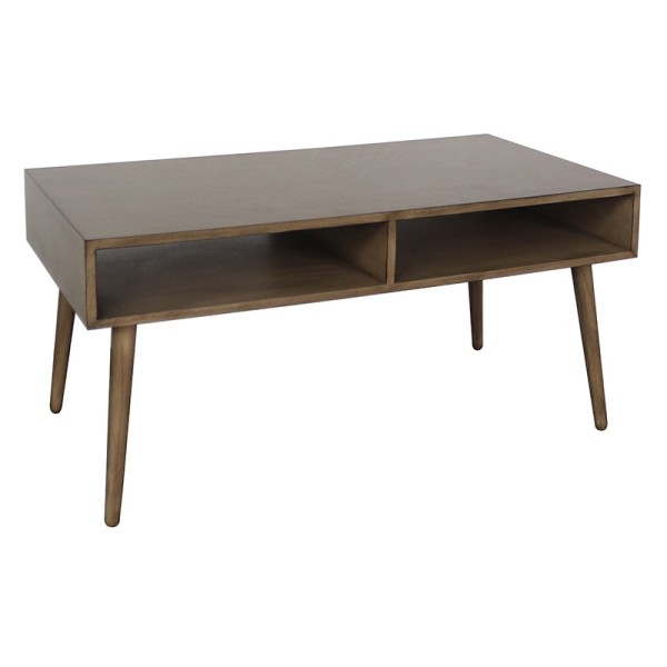 ΤΡΑΠΕΖΑΚΙ ΣΑΛΟΝΙΟΥ Fylliana Retro ΓΚΡΙ SAHARA 96x51x45εκ
