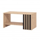 ΤΡΑΠΕΖΑΚΙ ΣΑΛΟΝΙΟΥ LAVAL ARTISAN ΟΑΚ/ΜΑΥΡΟ 90x50x46εκ