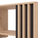 ΤΡΑΠΕΖΑΚΙ ΣΑΛΟΝΙΟΥ LAVAL ARTISAN ΟΑΚ/ΜΑΥΡΟ 90x50x46εκ