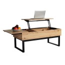 ΤΡΑΠΕΖΑΚΙ ΣΑΛΟΝΙΟΥ ΜΕ ΜΗΧΑΝΙΣΜΟ Fylliana Edge 2164 SONOMA-ARTISAN ΧΡΩΜΑ 109x55x46εκ