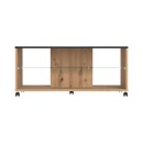 ΤΡΑΠΕΖΑΚΙ ΣΑΛΟΝΙΟΥ NORTE ARTISAN OAK-CARBON 101x60x45εκ