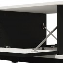 ΤΡΑΠΕΖΑΚΙ ΣΑΛΟΝΙΟΥ SARTHE ΛΕΥΚΟ-ΜΑΥΡΟ-ΜΑΥΡΟ MAT 121x55x41εκ n.t.v