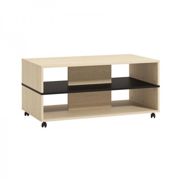 ΤΡΑΠΕΖΑΚΙ ΣΑΛΟΝΙΟΥ SAVIO LIGHT PORT OAK/BLACK OAK 101x55x48εκ