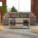 ΤΡΑΠΕΖΑΚΙ ΣΑΛΟΝΙΟΥ SAVIO LIGHT PORT OAK/BLACK OAK 101x55x48εκ