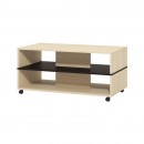 ΤΡΑΠΕΖΑΚΙ ΣΑΛΟΝΙΟΥ SAVIO LIGHT PORT OAK/BLACK OAK 101x55x48εκ