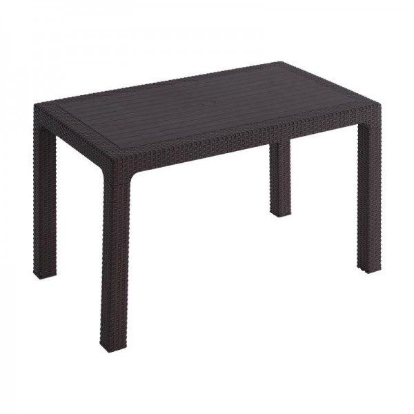 ΤΡΑΠΕΖΙ ΕΞΟΧΗΣ Fylliana Baltic ΚΑΦΕ ΧΡΩΜΑ 140x80x75εκ