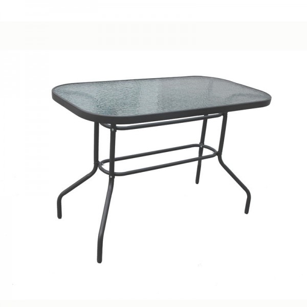 ΤΡΑΠΕΖΙ ΚΗΠΟΥ Fylliana 028 ΓΚΡΙ ΧΡΩΜΑ 120x70x70εκ grd