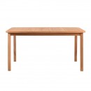 ΤΡΑΠΕΖΙ ΚΗΠΟΥ Fylliana Bali ΜΑΣΙΦ ΞΥΛΟ ΤΕΑΚ ΦΥΣΙΚΟ ΧΡΩΜΑ 140x80x75εκ