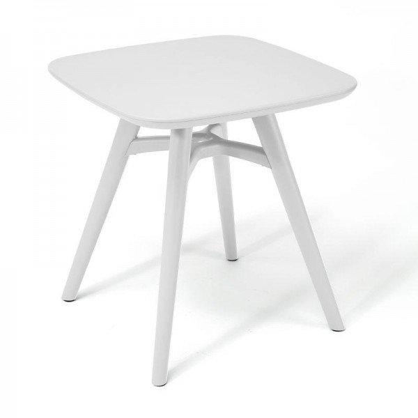 ΤΕΤΡΑΓΩΝΟ ΤΡΑΠΕΖΑΚΙ ΚΗΠΟΥ ΜΕ ABS ΕΠΙΦΑΝΕΙΑ FYLLIANA FL8863 ΛΕΥΚΟ ΧΡΩΜΑ 71x74εκ