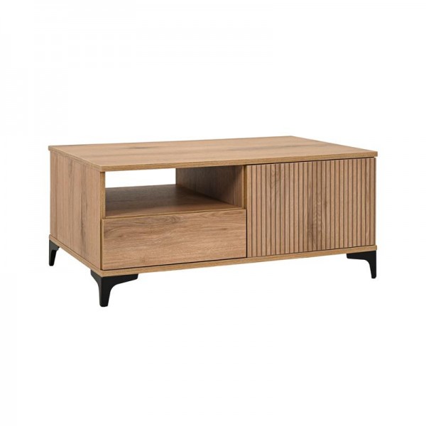 ΤΡΑΠΕΖΙ ΣΑΛΟΝΙΟΥ Fylliana Alicante NATURAL CANELLA OAK ΧΡΩΜΑ 100x64x45εκ
