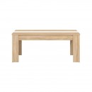 ΤΡΑΠΕΖΙ ΣΑΛΟΝΙΟΥ MARENGO SONOMA/OPAQUE WHITE 112x65x46εκ