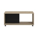 ΤΡΑΠΕΖΙ ΣΑΛΟΝΙΟΥ PICO GREY OAK-ΜΑΥΡΟ 92x50x41εκ