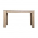 ΤΡΑΠΕΖΙ ΤΡΑΠΕΖΑΡΙΑΣ DOMUS 135 SONOMA OAK-ΛΕΥΚΟ 135x81x75εκ