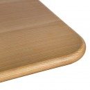 ΤΡΑΠΕΖΙ ΤΡΑΠΕΖΑΡΙΑΣ Fylliana Elington ΦΥΣΙΚΟ-ΠΟΡΤΟΚΑΛΙ 220x100x75εκ