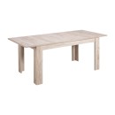 ΤΡΑΠΕΖΙ ΤΡΑΠΕΖΑΡΙΑΣ Oscar TS 160 GREY OAK 160,5x90x76,5εκ