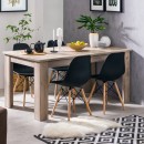 ΤΡΑΠΕΖΙ ΤΡΑΠΕΖΑΡΙΑΣ Oscar TS 160 GREY OAK 160,5x90x76,5εκ