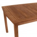 ΞΥΛΙΝΟ ΤΡΑΠΕΖΙ ΚΗΠΟΥ Fylliana Bali ΜΑΣΙΦ ΞΥΛΟ ΤΕΑΚ ΦΥΣΙΚΟ ΧΡΩΜΑ 150x90x75εκ